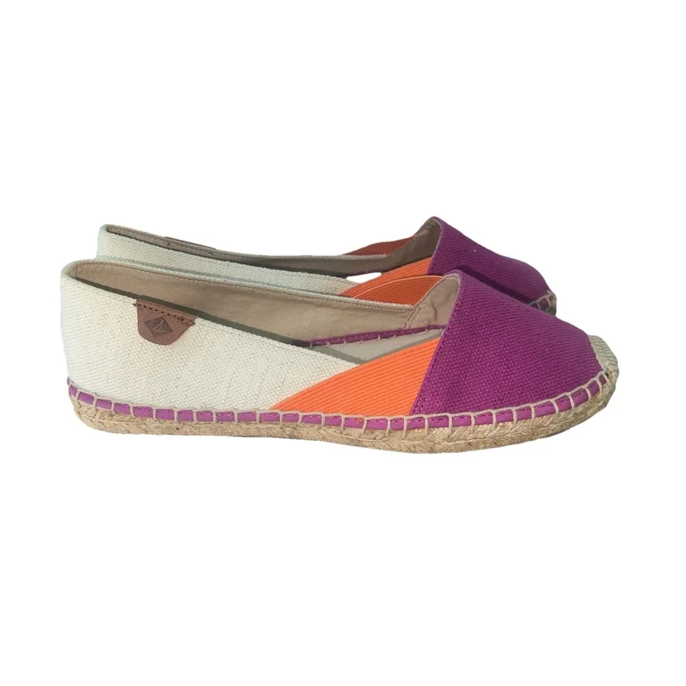Sperry colorblock canvas